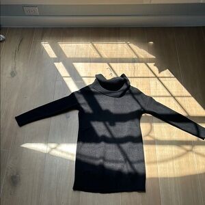 Lulus Small Black Turtleneck Sweater dress